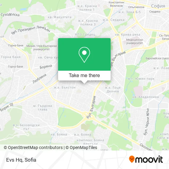 Карта Evs Hq