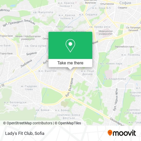 Lady's Fit Club map
