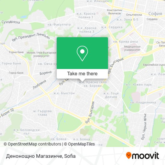 Денонощно Магазинче map