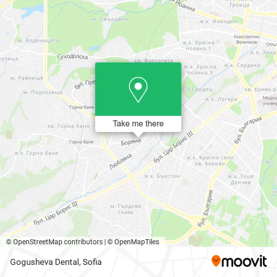 Карта Gogusheva Dental