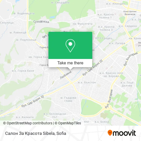Карта Салон За Красота Sibela