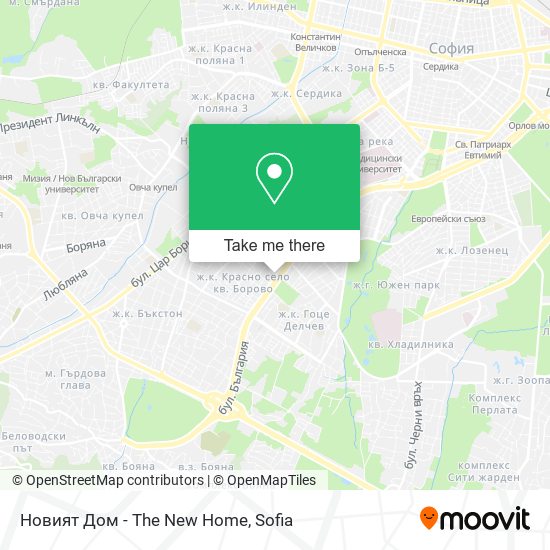 Новият Дом - The New Home map