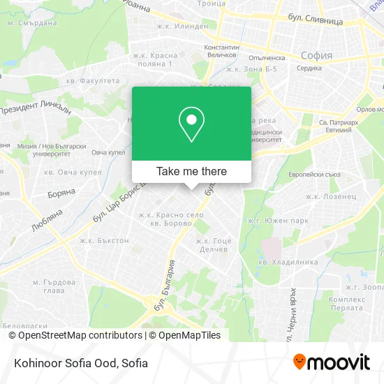Карта Kohinoor Sofia Ood