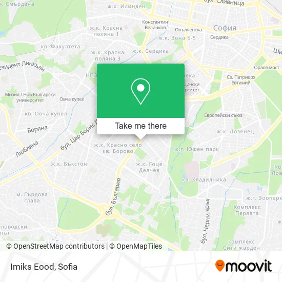 Карта Imiks Eood