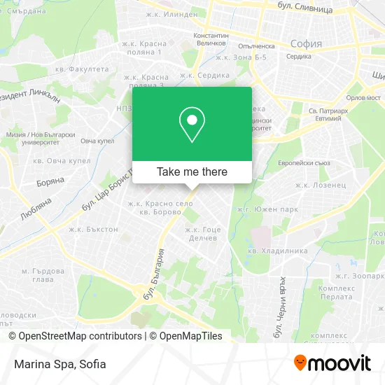 Карта Marina Spa