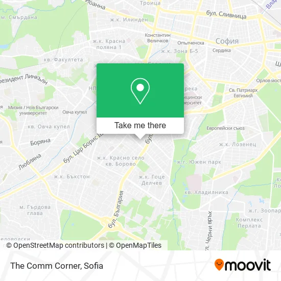 Карта The Comm Corner