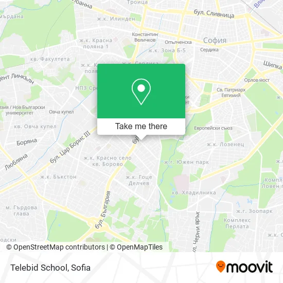 Карта Telebid School