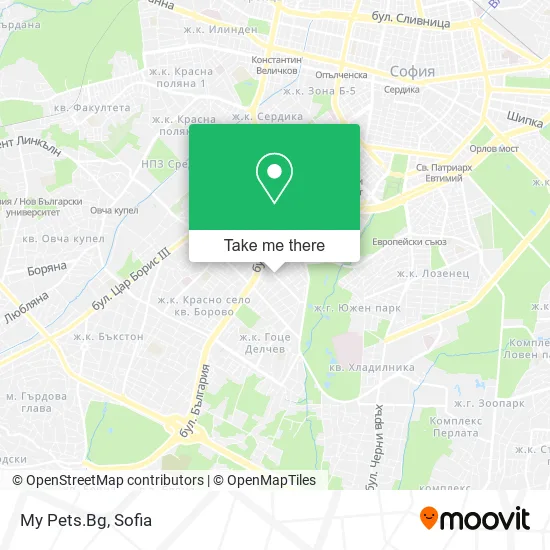 Карта My Pets.Bg