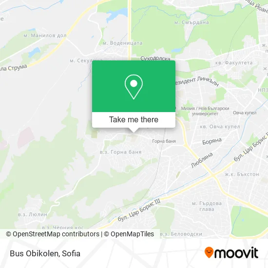 Карта Bus Obikolen