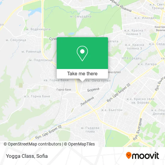 Карта Yogga Class