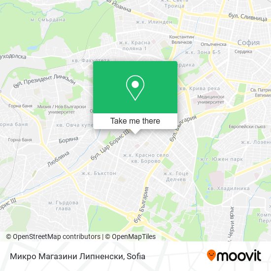 Микро Магазини Липненски map