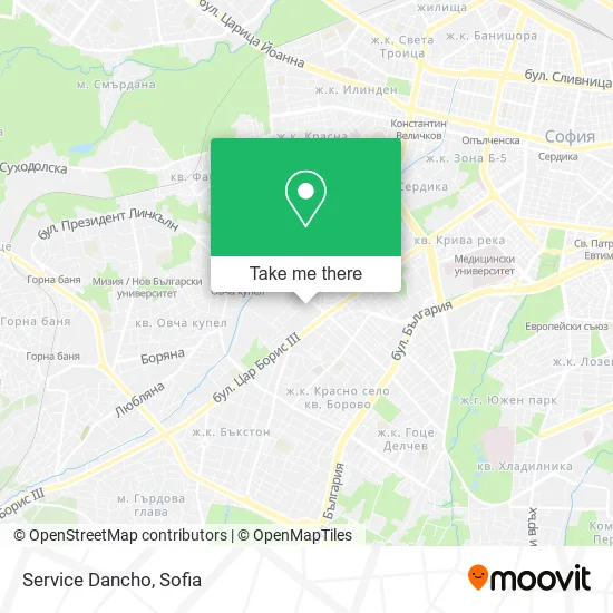 Карта Service Dancho