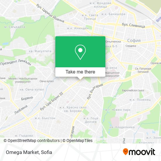 Карта Omega Market