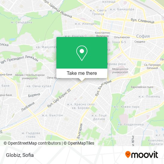 Карта Globiz