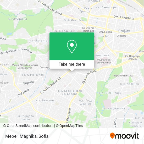 Карта Mebeli Magnika