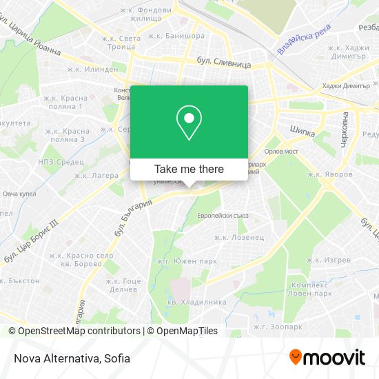 Карта Nova Alternativa