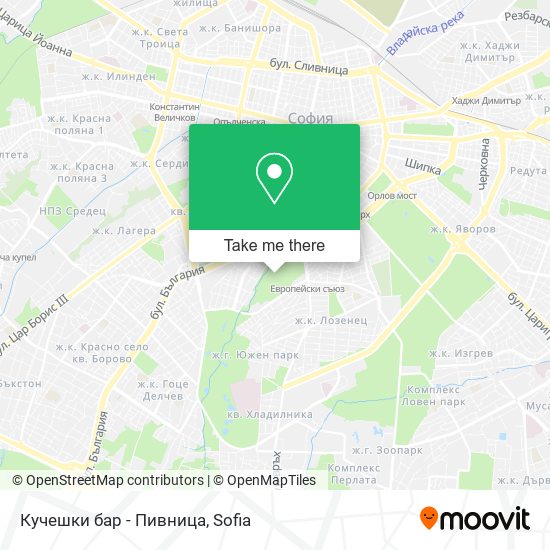 Кучешки бар - Пивница map