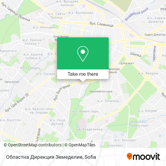 Областна Дирекция Земеделие map