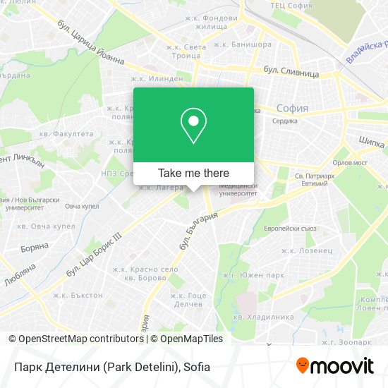 Парк Детелини (Park Detelini) map