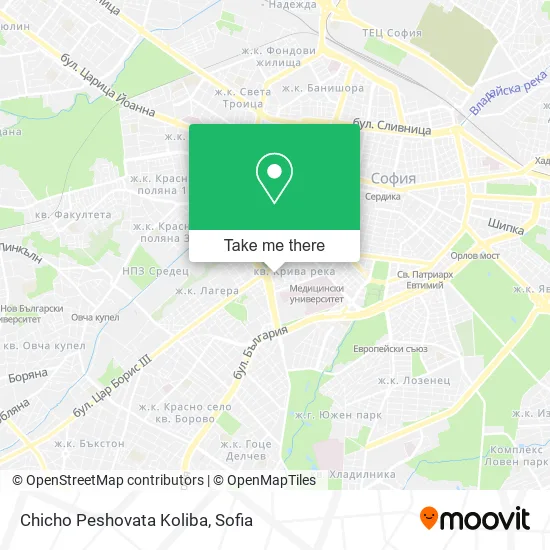 Карта Chicho Peshovata Koliba