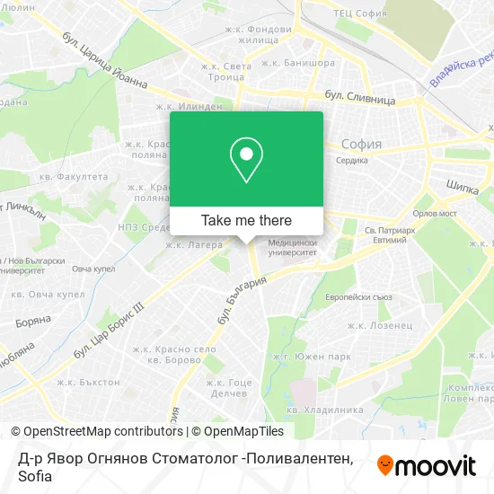 Карта Д-р Явор Огнянов Стоматолог -Поливалентен