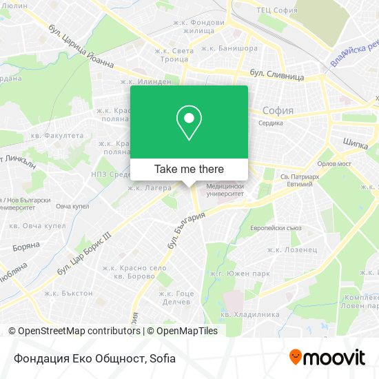 Фондация Еко Общност map