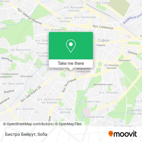 Бистро Бейрут map