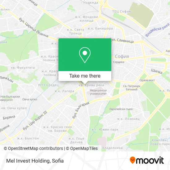 Карта Mel Invest Holding