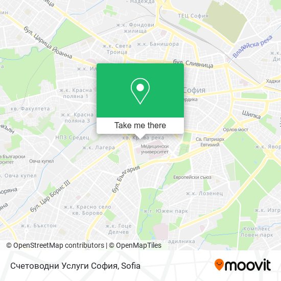 Счетоводни Услуги София map