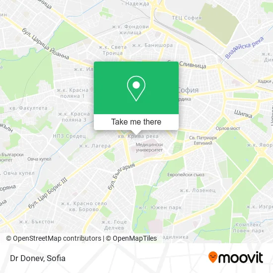 Карта Dr Donev