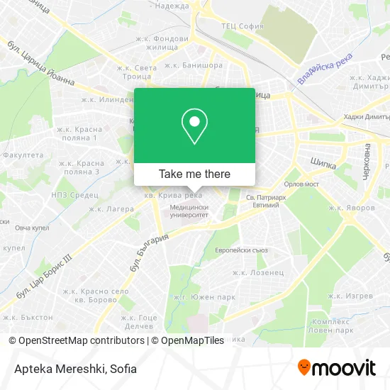 Карта Apteka Mereshki