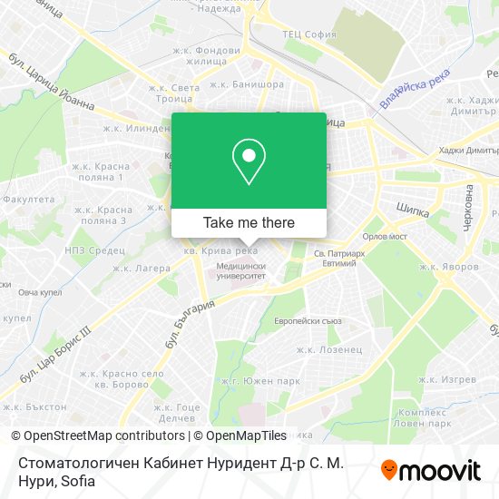 Стоматологичен Кабинет Нуридент Д-р С. М. Нури map