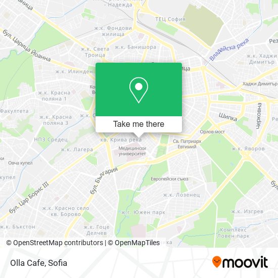 Карта Olla Cafe
