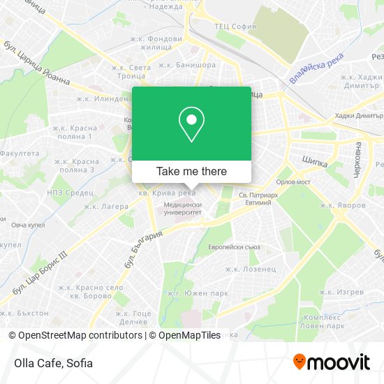 Olla Cafe map