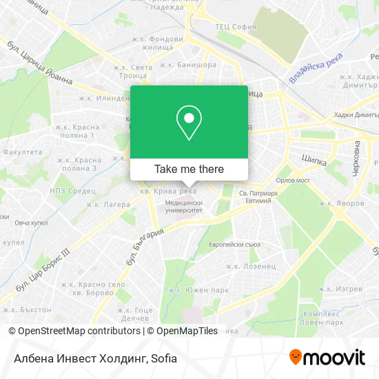 Карта Албена Инвест Холдинг