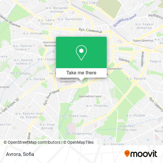 Avrora map