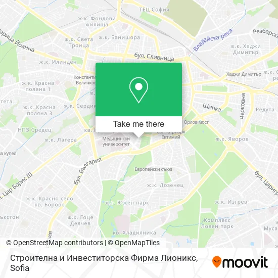 Карта Строителна и Инвеститорска Фирма Лионикс