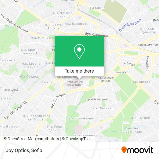 Joy Optics map