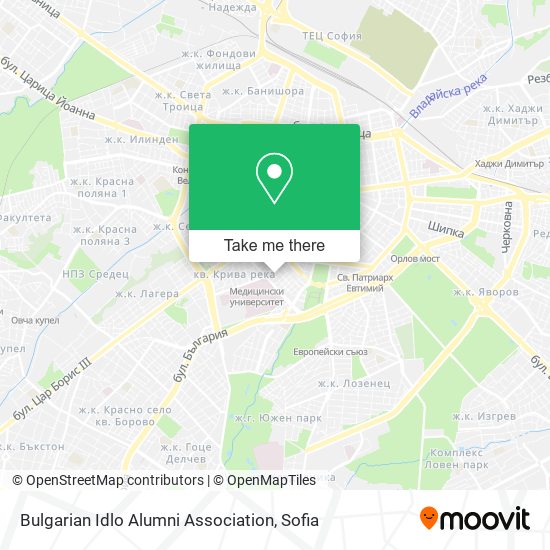 Bulgarian Idlo Alumni Association map