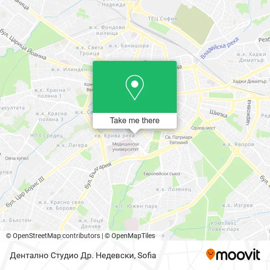 Карта Дентално Студио Др. Недевски