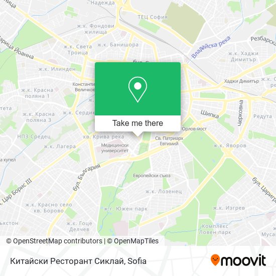Китайски Ресторант Сиклай map