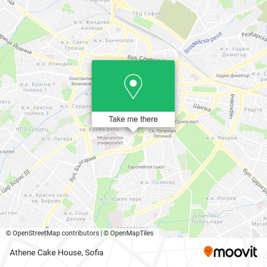 Athene Cake House map