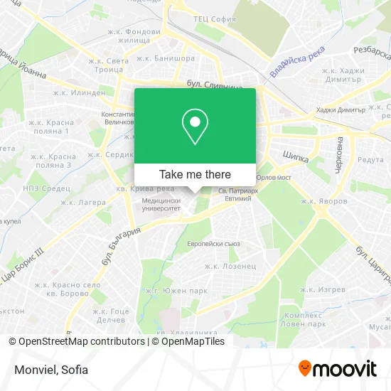 Карта Monviel