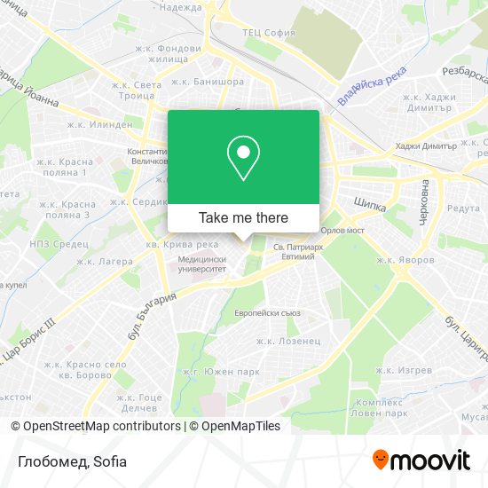 Глобомед map
