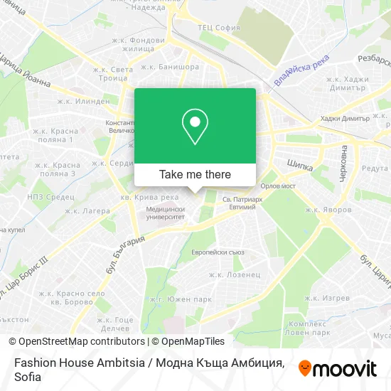 Карта Fashion House Ambitsia / Модна Къща Амбиция
