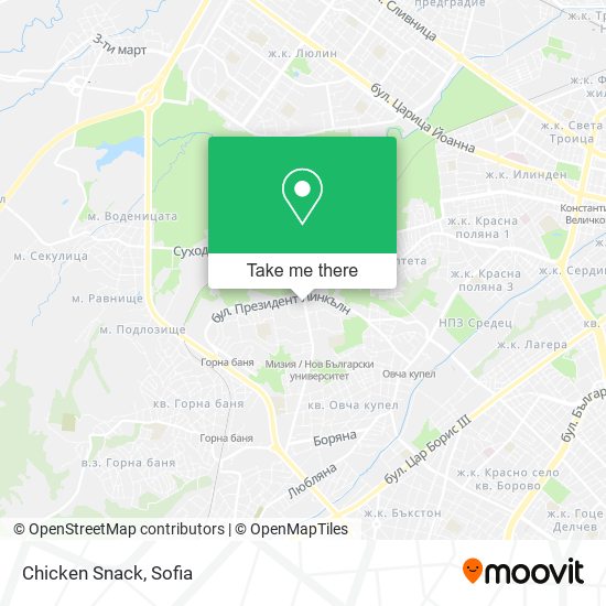 Chicken Snack map