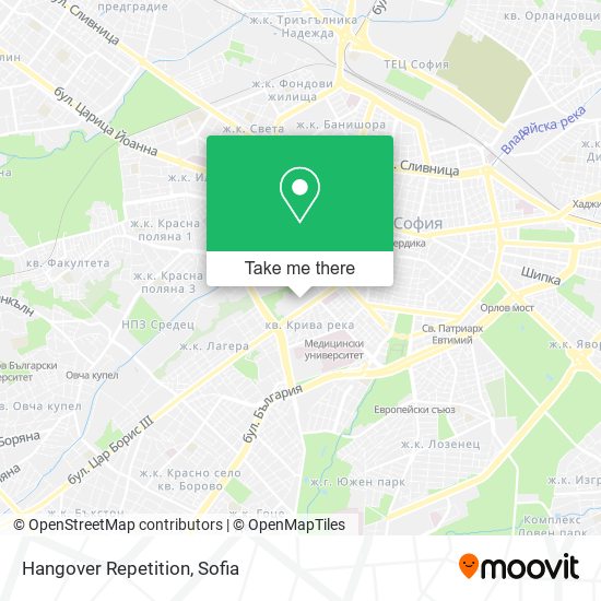 Hangover Repetition map