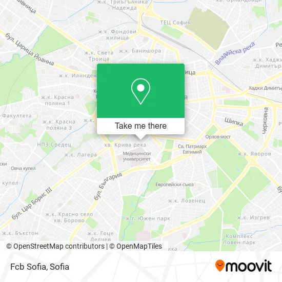 Карта Fcb Sofia