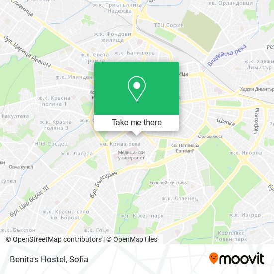 Карта Benita's Hostel