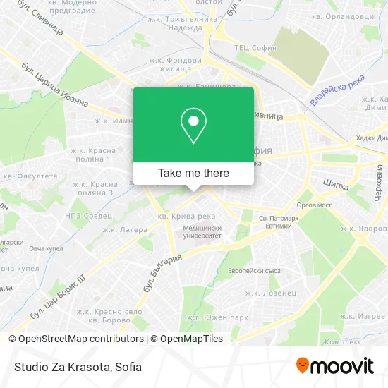 Карта Studio Za Krasota